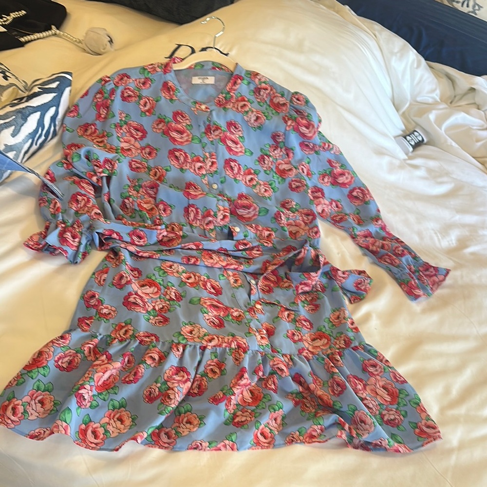 Floral Button-Up Dress